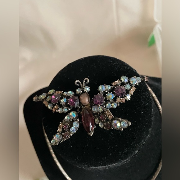 VINTAGE FLORENZA BUTTERFLY BROOCH - Picture 2 of 7